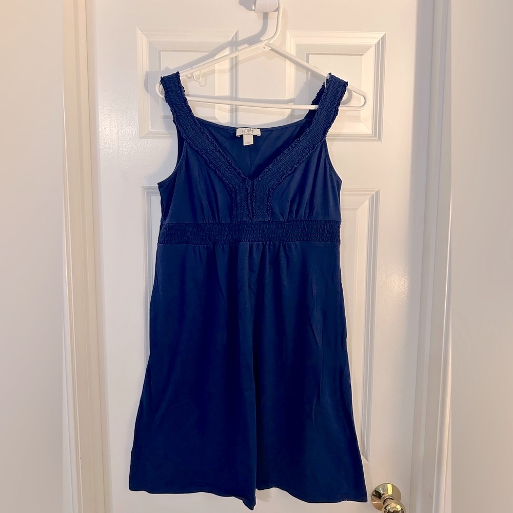 ☘️ LOFT blue sundress